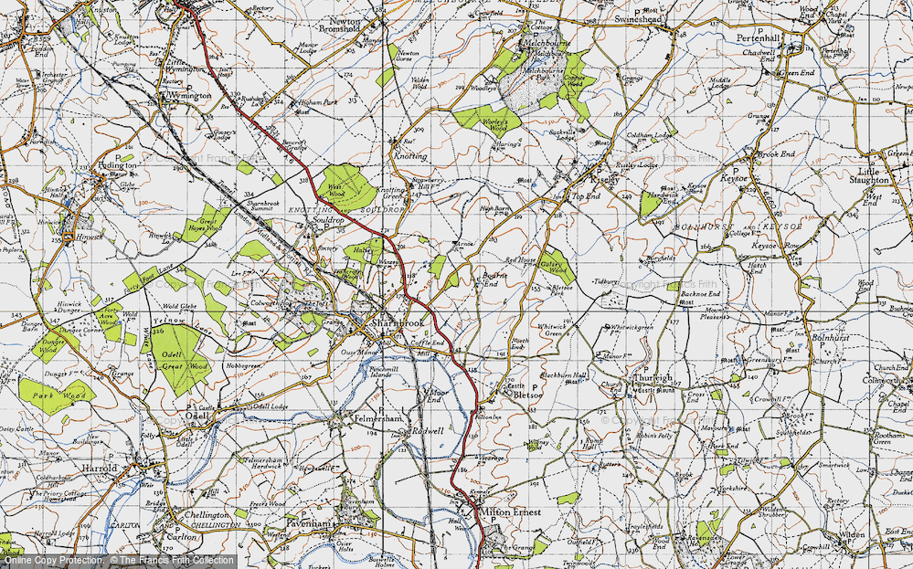 Old Map of Bourne End, 1946 in 1946