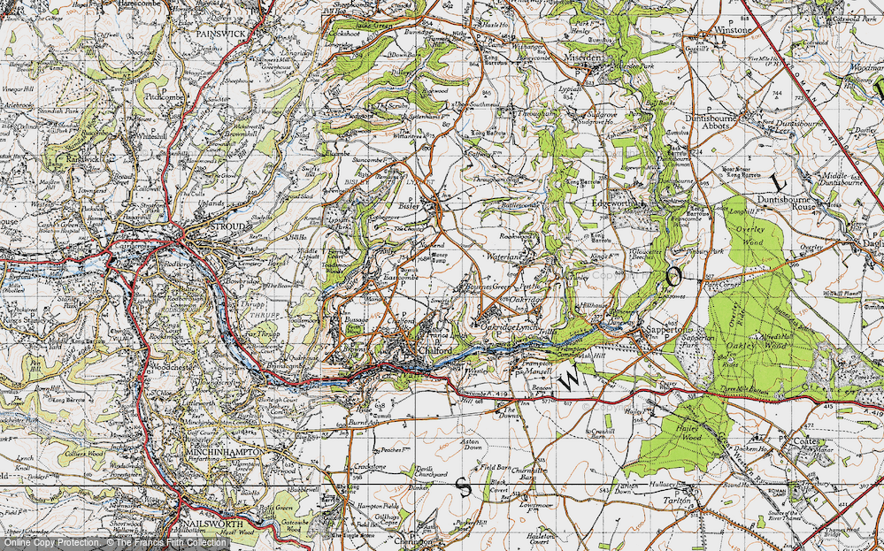 Old Map of Bournes Green, 1946 in 1946