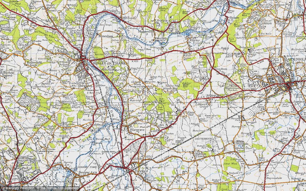 Old Map of Bowsey Hill, 1947 in 1947