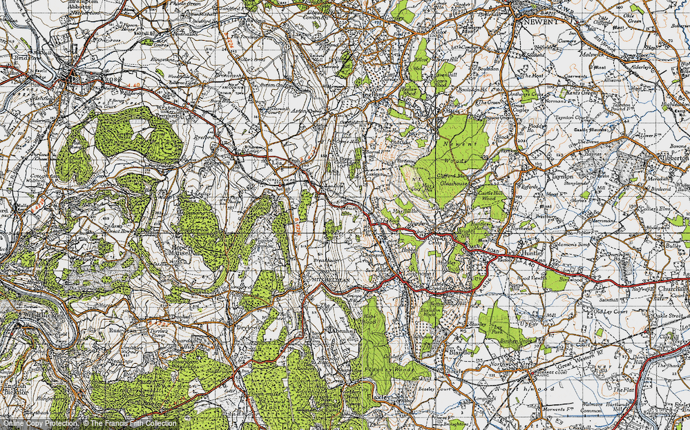 Old Map of Boxbush, 1947 in 1947
