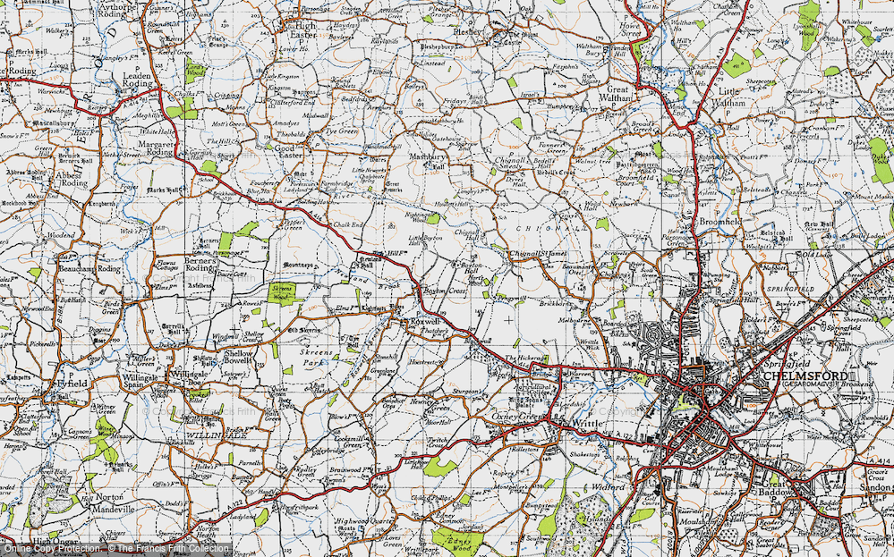 Old Map of Boyton Cross, 1946 in 1946