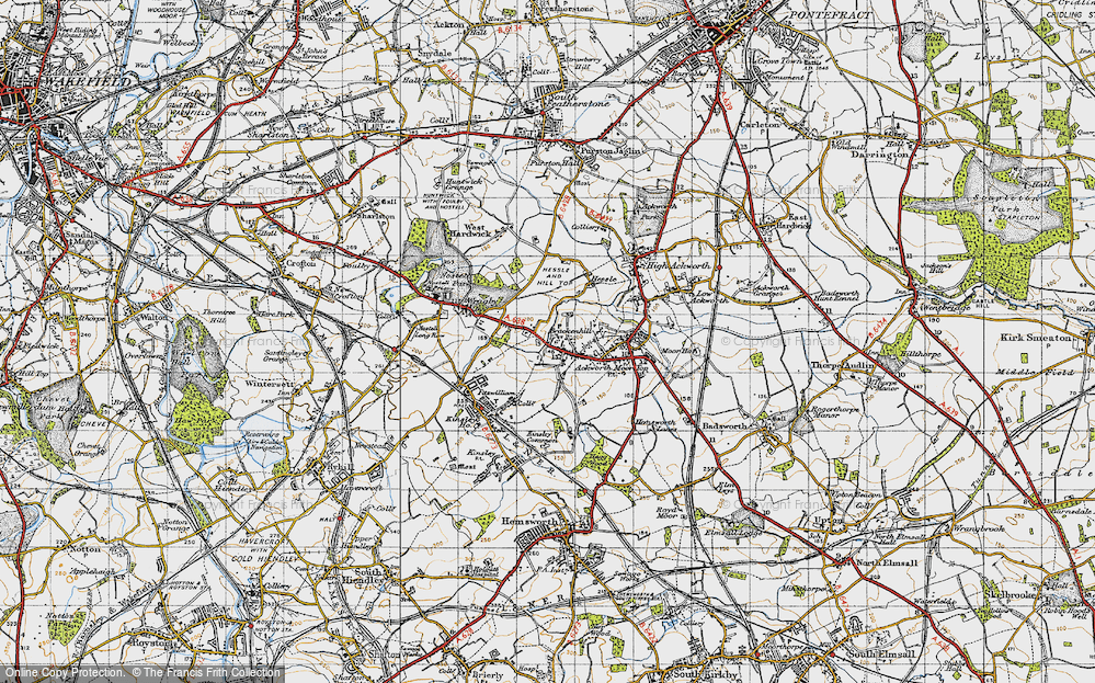 Old Map of Brackenhill, 1947 in 1947