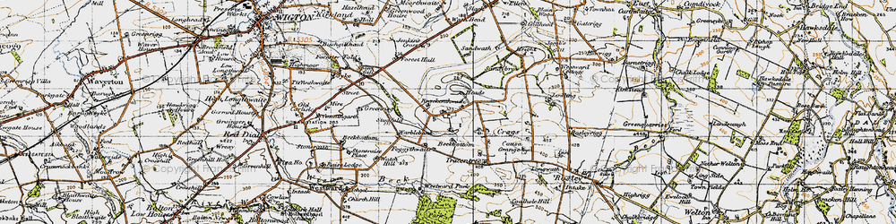 Old map of Brackenthwaite in 1947