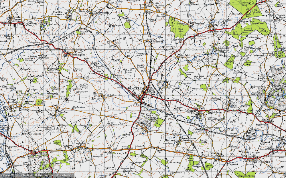 Old Map of Brackley, 1946 in 1946