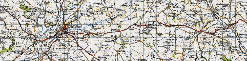Old map of Agnes Meadow in 1946