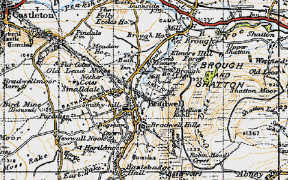 Old map of Bradwell in 1947