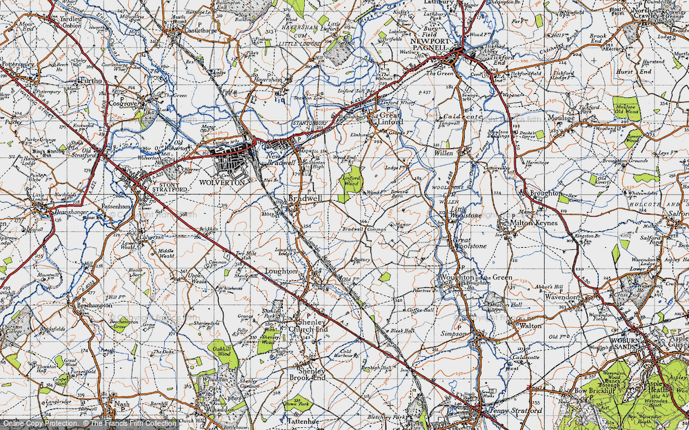 Old Map of Bradwell Common, 1946 in 1946