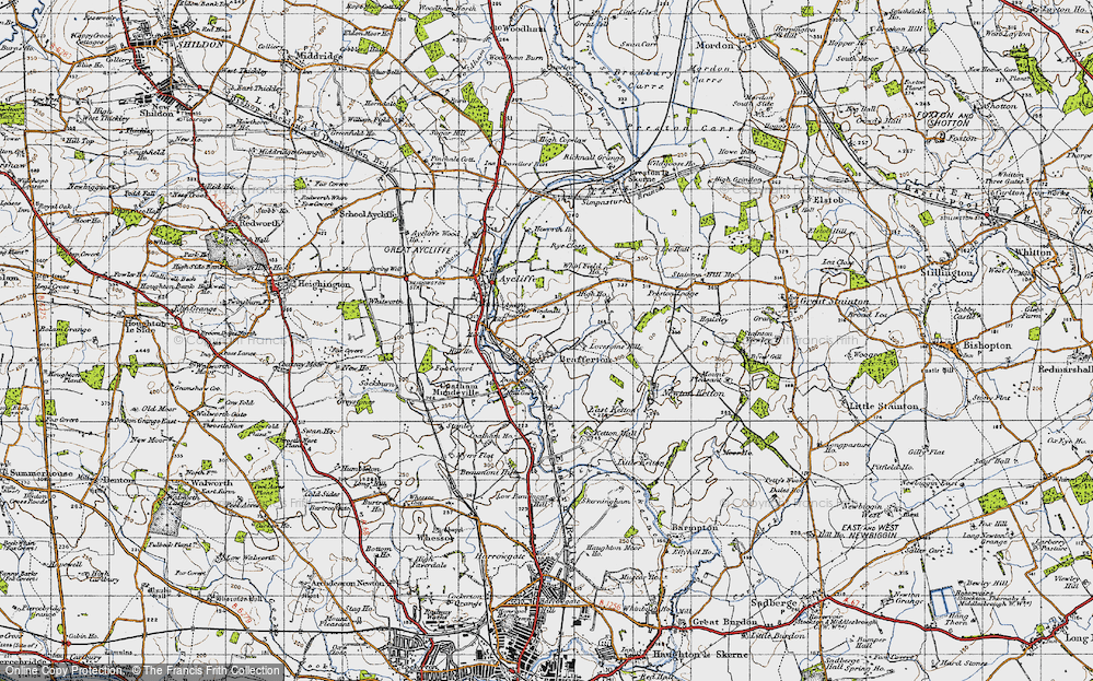 Old Map of Brafferton, 1947 in 1947