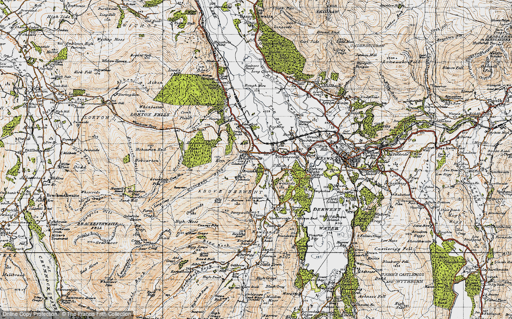 Old Map of Braithwaite, 1947 in 1947