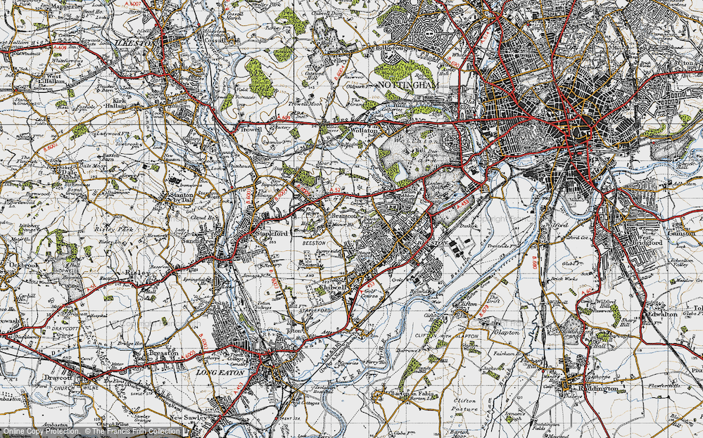 Old Map of Bramcote, 1946 in 1946