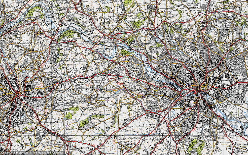 Old Map of Bramley, 1947 in 1947