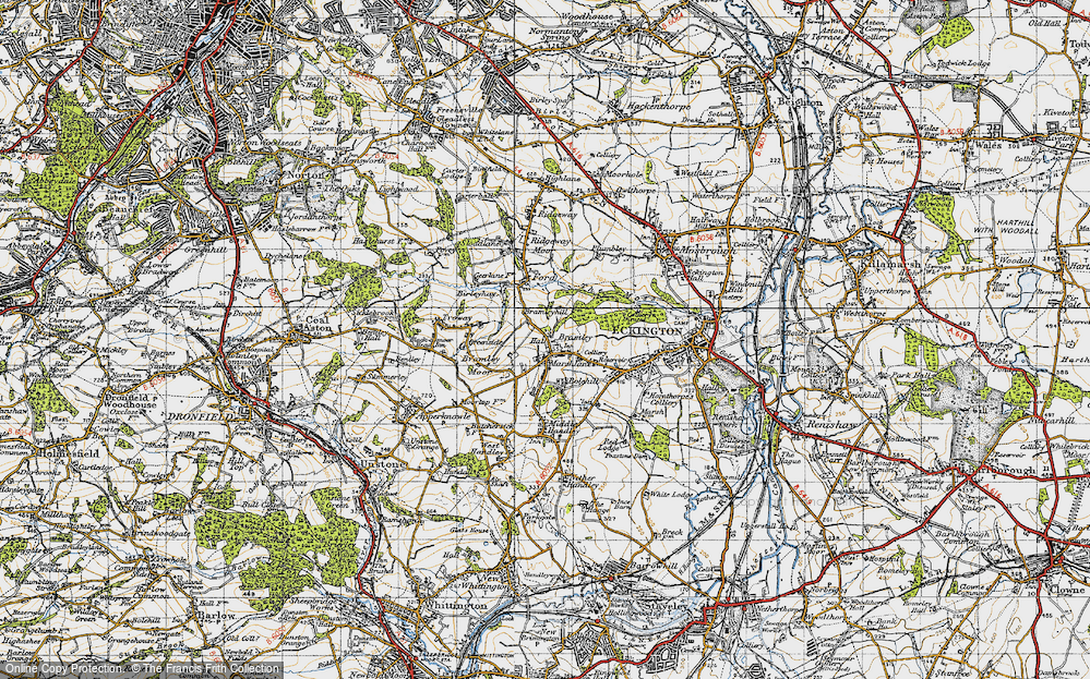 Old Map of Bramley, 1947 in 1947