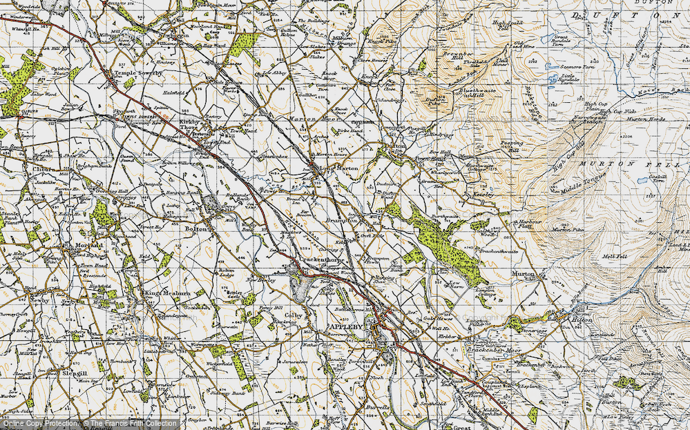 Old Map of Brampton, 1947 in 1947
