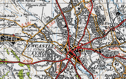 Old map of Brampton, The in 1946