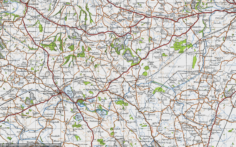 Old Map of Breaden Heath, 1947 in 1947