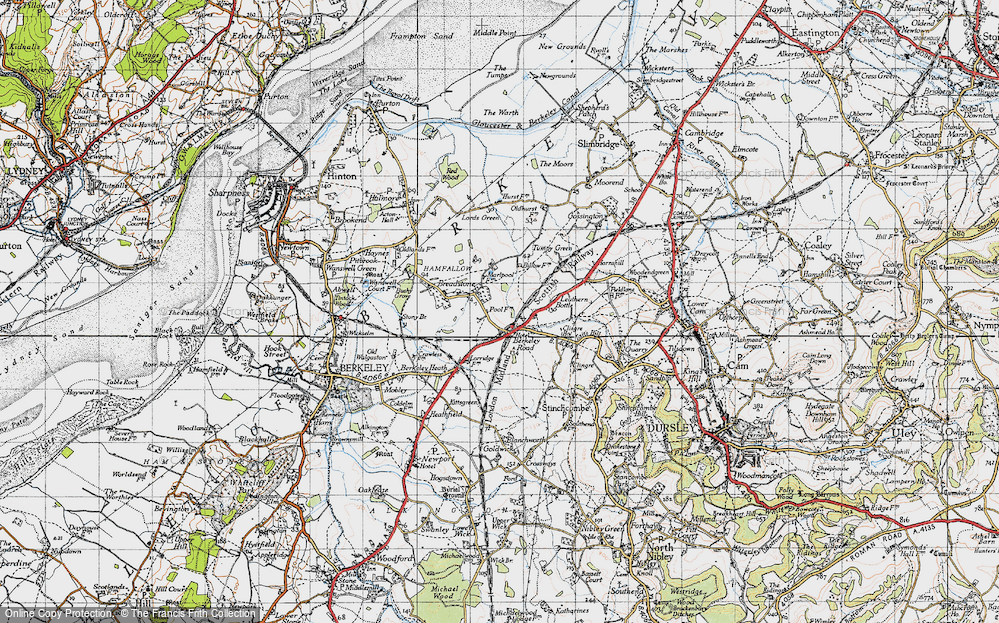 Old Map of Breadstone, 1946 in 1946