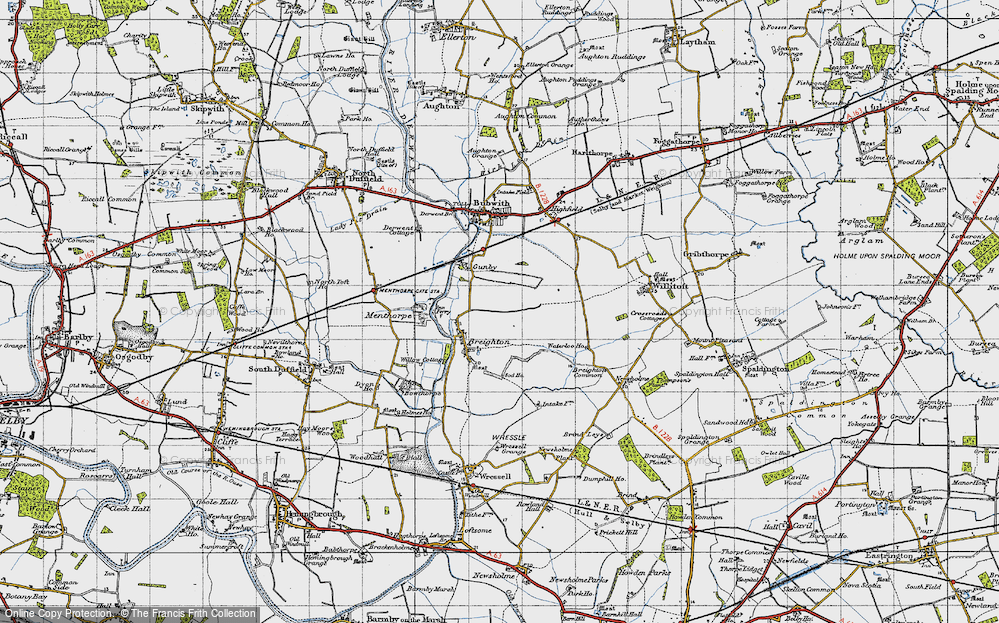 Old Map of Breighton, 1947 in 1947