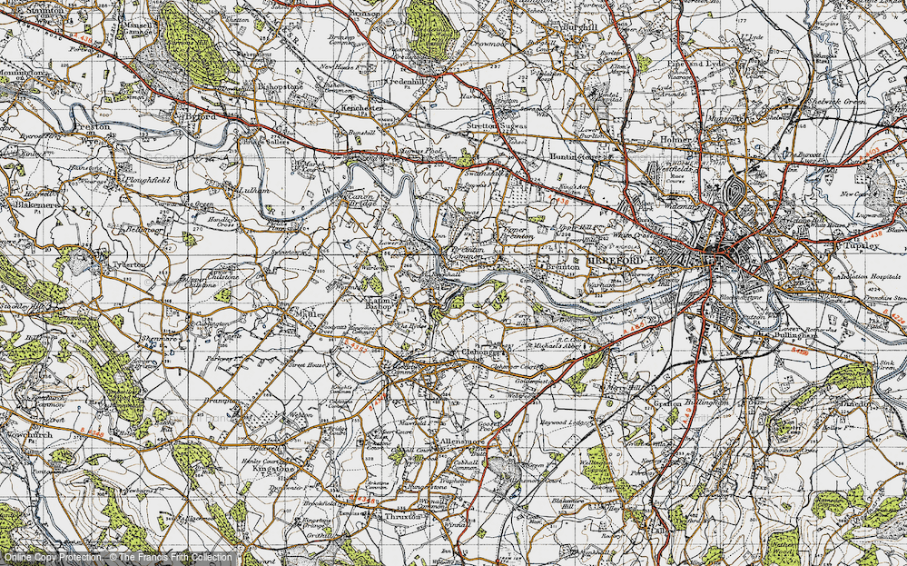 Old Map of Breinton Common, 1947 in 1947