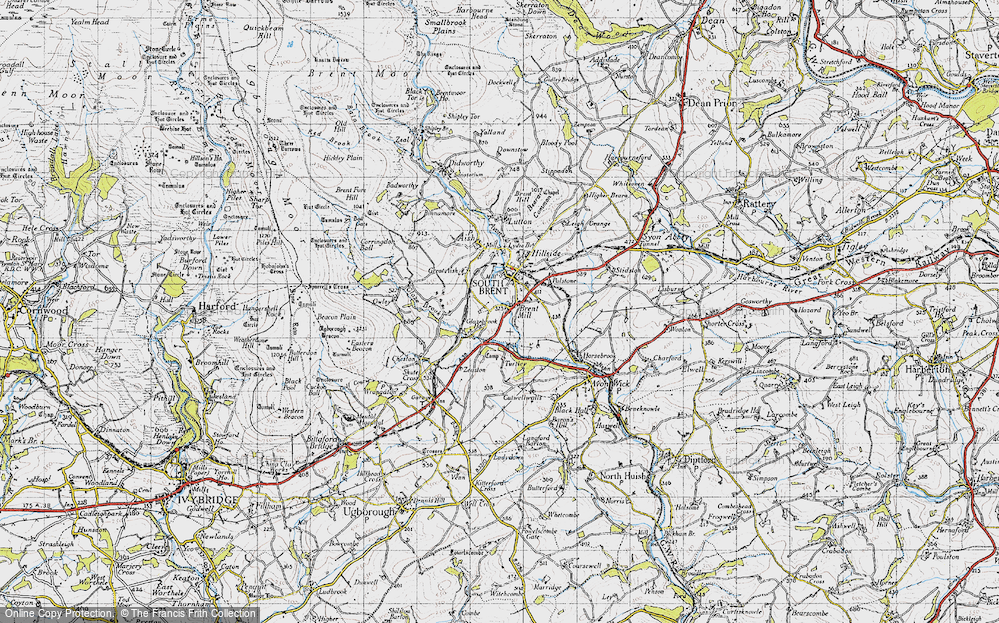 Old Map of Brent Mill, 1946 in 1946