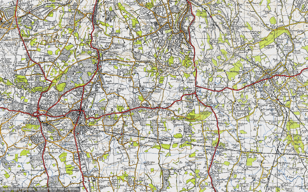 Old Map of Brewer Street, 1946 in 1946