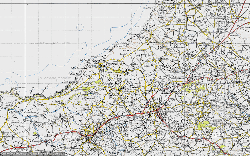 Old Map of Bridge, 1946 in 1946