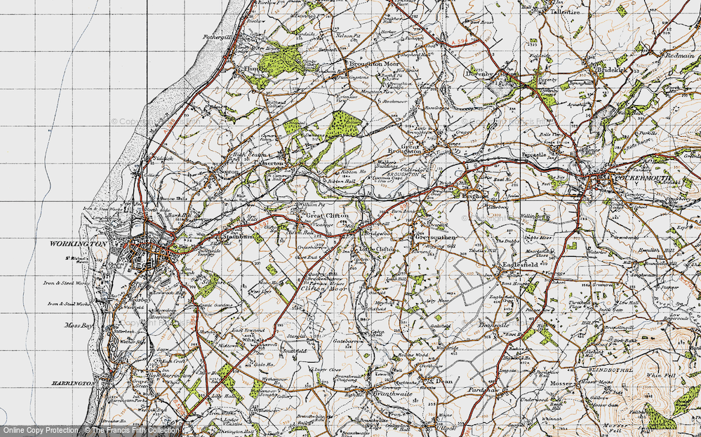 Old Map of Bridgefoot, 1947 in 1947