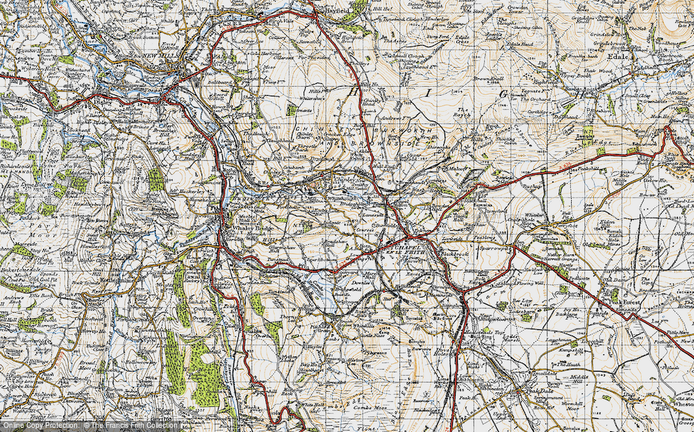 Old Map of Bridgeholm Green, 1947 in 1947