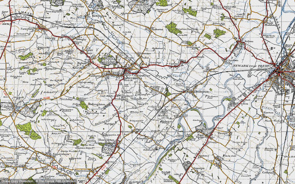 Old Map of Brinkley, 1946 in 1946
