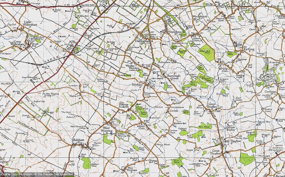 Old Map of Brinkley, 1946 in 1946