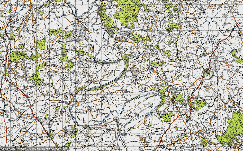 Old Map of Brinkley Hill, 1947 in 1947