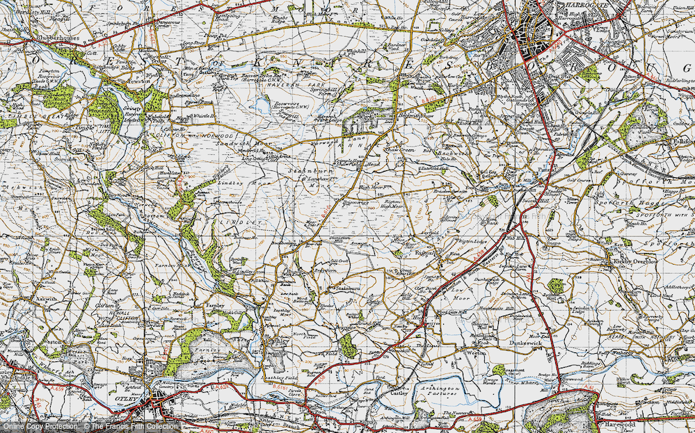 Old Map of Briscoerigg, 1947 in 1947
