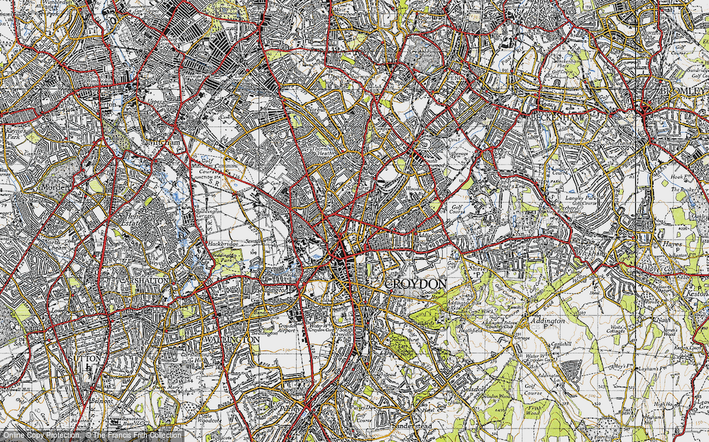 Old Map of Broad Green, 1946 in 1946