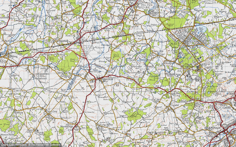 Old Map of Broad Oak, 1940 in 1940