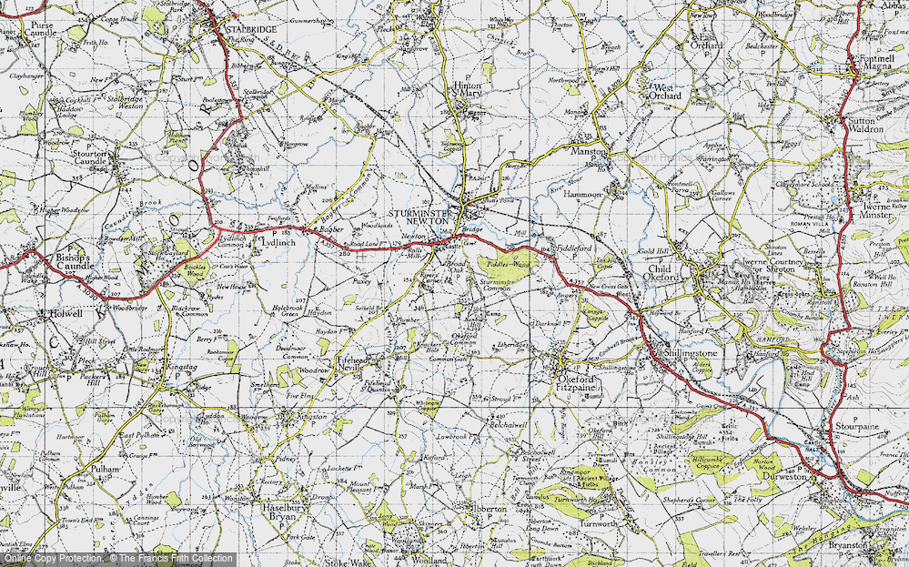 Old Map of Broad Oak, 1945 in 1945