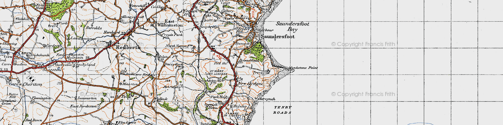 Old map of Broadfield in 1946