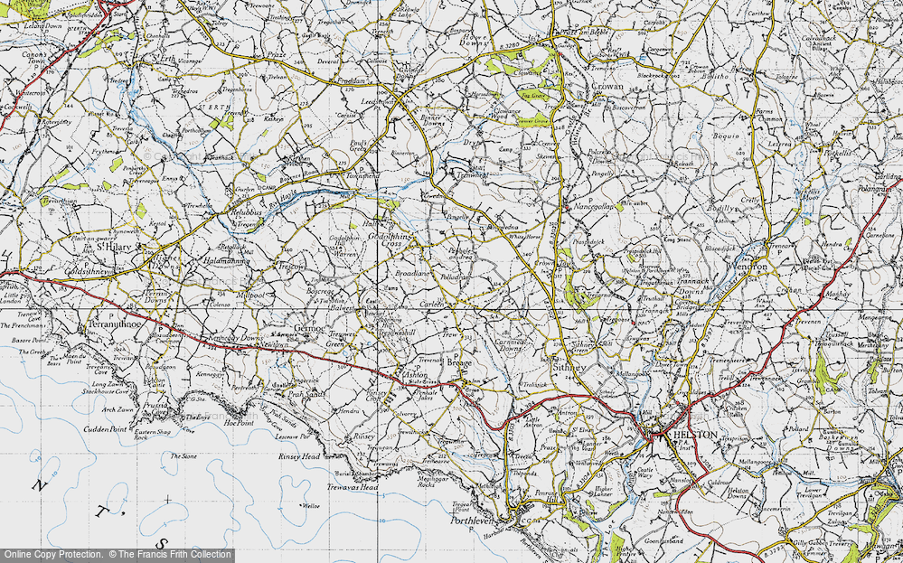 Old Map of Broadlane, 1946 in 1946