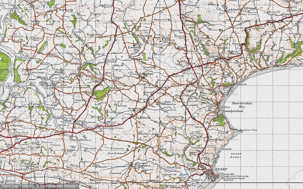 Old Map of Broadmoor, 1946 in 1946