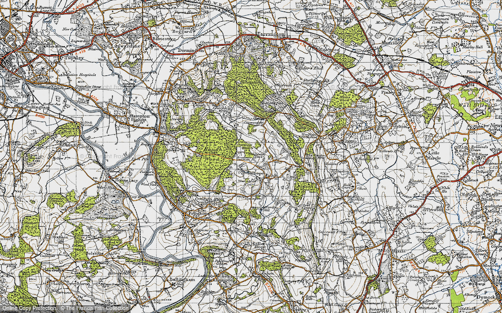 Old Map of Broadmoor Common, 1947 in 1947