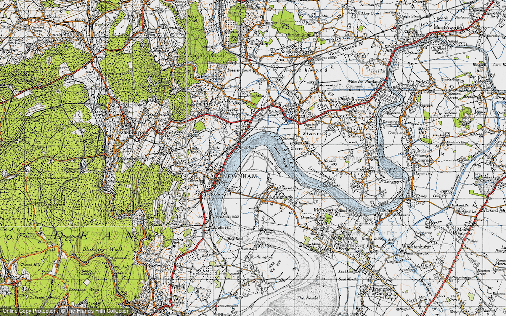 Old Map of Broadoak, 1946 in 1946