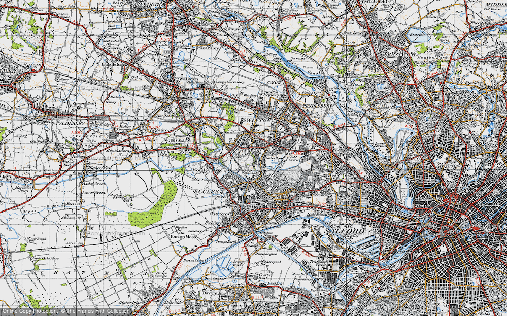 Old Map of Broadoak Park, 1947 in 1947