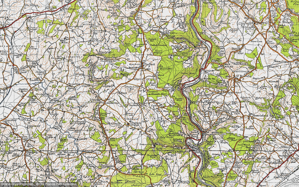 Old Map of Broadstone, 1946 in 1946
