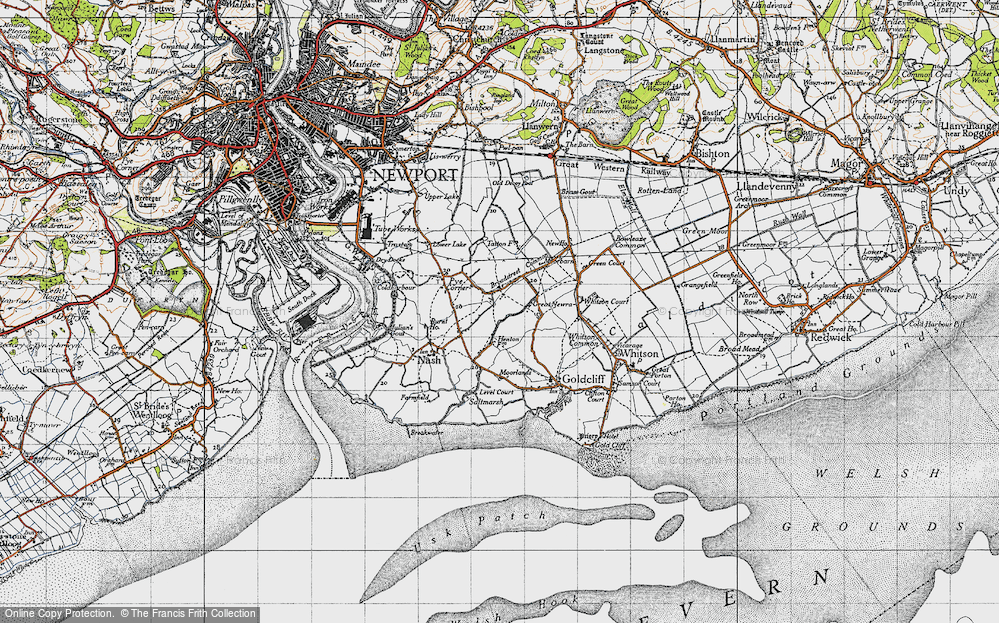 Old Map of Broadstreet Common, 1946 in 1946