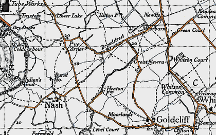 Old map of Broadstreet Common in 1946