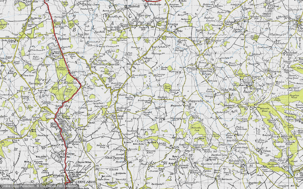 Old Map of Brockhampton Green, 1945 in 1945