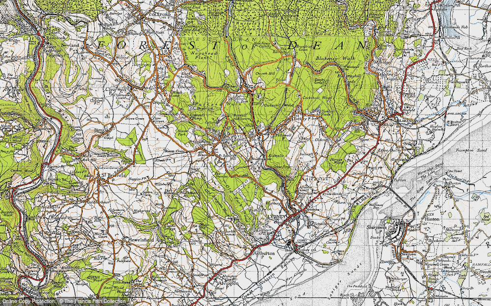 Old Map of Brockhollands, 1946 in 1946