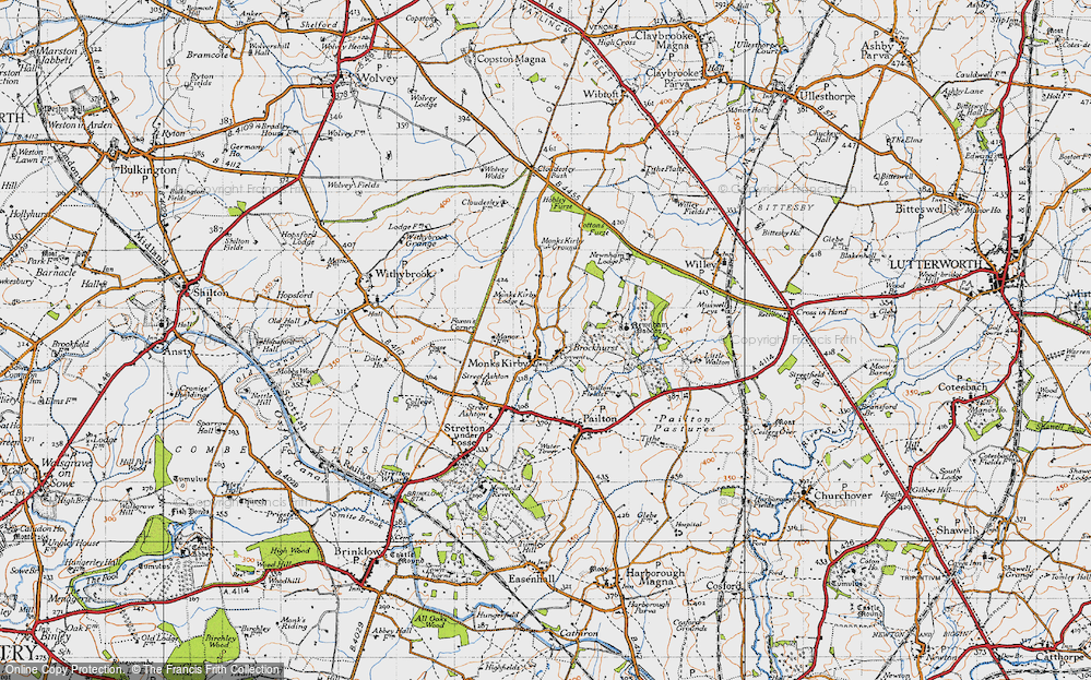 Old Map of Brockhurst, 1946 in 1946