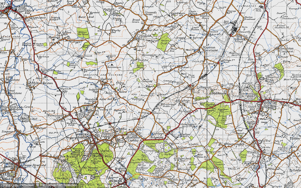 Old Map of Brogborough, 1946 in 1946