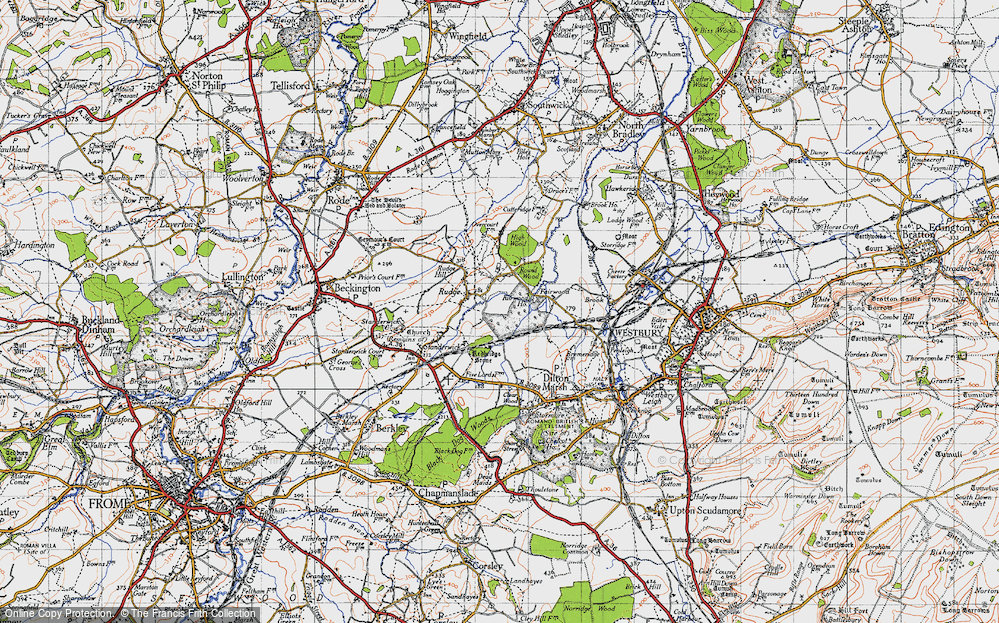 Old Map of Brokerswood, 1946 in 1946