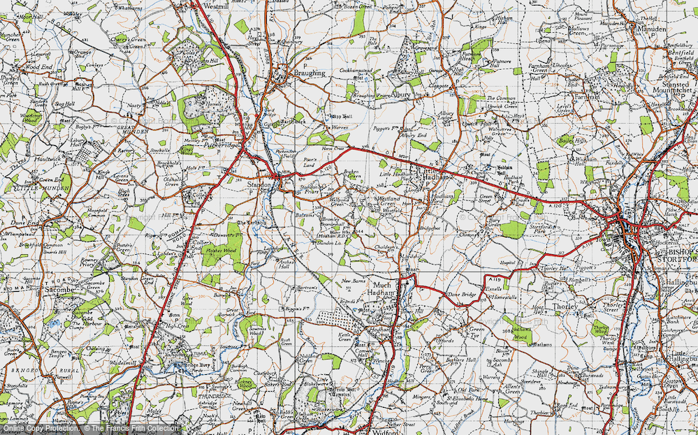 Old Map of Bromley, 1946 in 1946