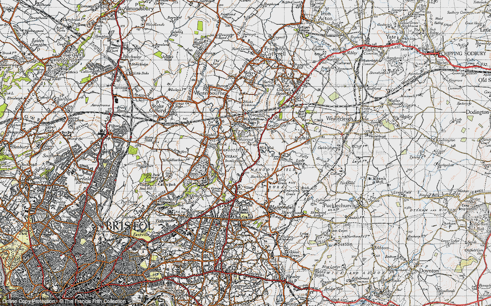 Old Map of Bromley Heath, 1946 in 1946